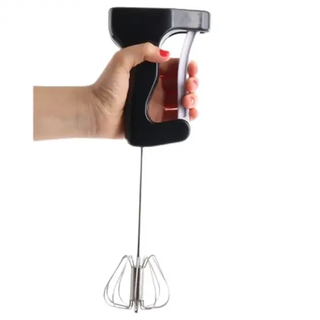 Ручний напівавтоматичний кухонний віночок Kitchen whisk з неіржавкої сталі Лучшая цена