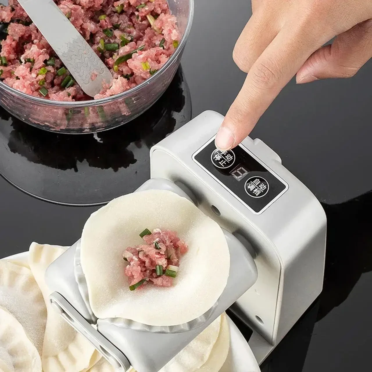 Автоматична машинка для ліплення варників і пельменів, з USB, Electric Dumpling Maker Mashine/Електричний Лучшая цена