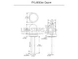 Світлодіод жовтогарячий 8mm. FYL-8003 UEC (620nm. оранж;1800mcd, 20°) круглий, прозорий, 20° FORYARD, фото 2
