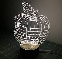 Apple: Оптический обман, превращающий 2D светильник в 3D