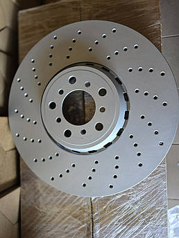 Гальмівний диск перфорований передній Porsche Panamera Порше Панамера 970 97035140500 97035140600