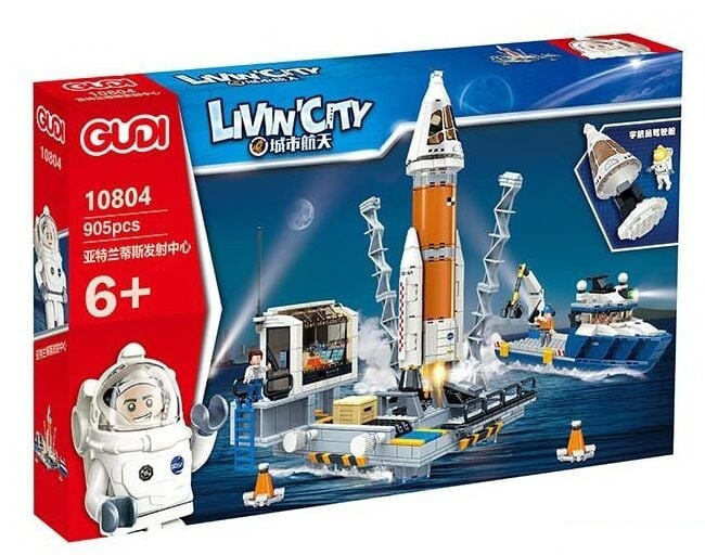 Конструктор для дітей 10804 "Космічна станція", 905 деталей
