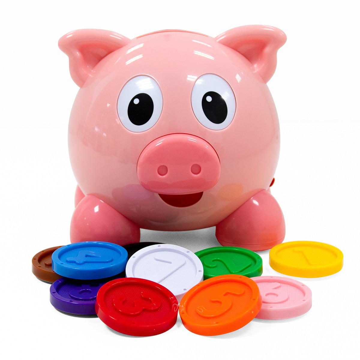 Інтерактивна двомовна іграшка Smart-Скарбничка Свинка Kiddi Smart 208441, фото 1