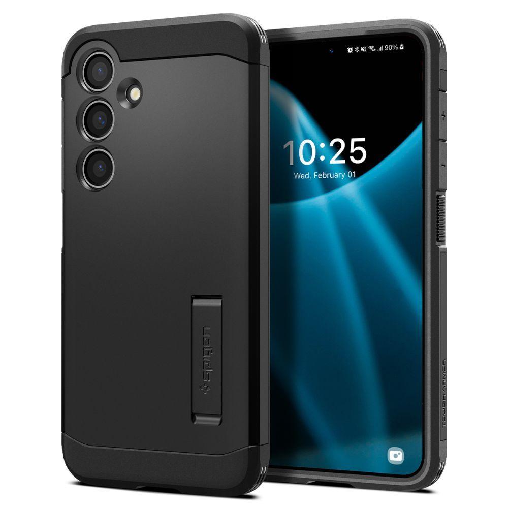 Чохол Spigen Tough Armor до Samsung Galaxy S24 Black (ACS07355)