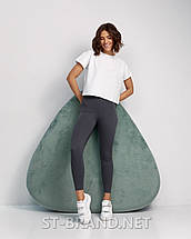 S,M,L. Жіночий топ вільного крою (oversize) - базовий білий, фото 5