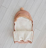 Зимовий конверт на виписку зимовий чохол у коляску конверт-чохол для новонародженого, фото 8