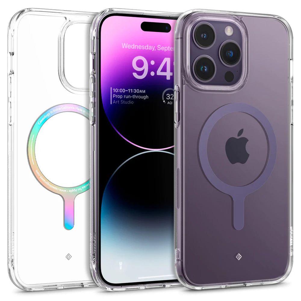 Чохол Caseology Capella Mag до iPhone 14 Pro Max Clear Purple (ACS05564)