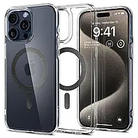 Чохол Spigen Ultra Hybrid Mag до iPhone 15 Pro Max Carbon Fiber (ACS06578)