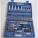 Набір інструментів (головок та ключів) із хромованадієвої сталі 108 елементів STM-108, фото 3