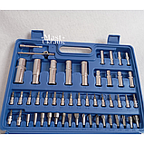 Набір інструментів (головок та ключів) із хромованадієвої сталі 108 елементів STM-108, фото 4