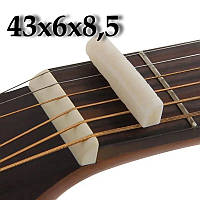 Порожок для акустичної гітари білий (АБС-пластик) 43х6х8,5