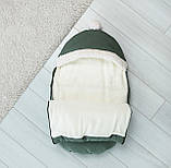 Зимовий конверт на виписку зимовий чохол у коляску конверт-чохол Iceberg Kid’s Fantasy для новонародженого, фото 4