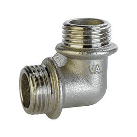 Кутник з буртом VLMZ 1/2″ зов., нікель