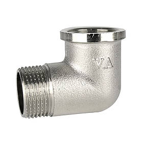 Кутник посилений VLMZ 1/2″, вн.-зов., нікель