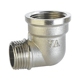 Коліно перехідне VLMZ 3/4"х1/2", вн.-зов., нікель