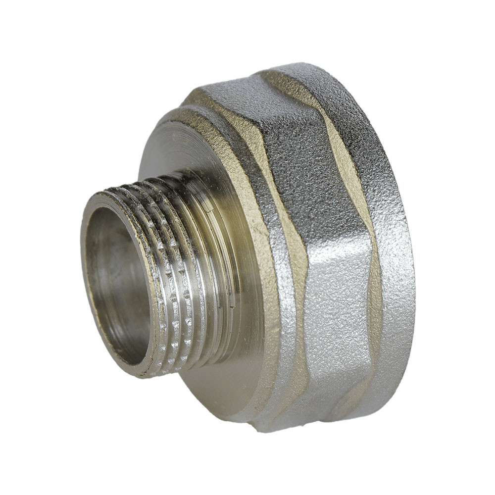 Перехідник VLMZ 1″х1/2″, вн.-зов., нікель, фото 1