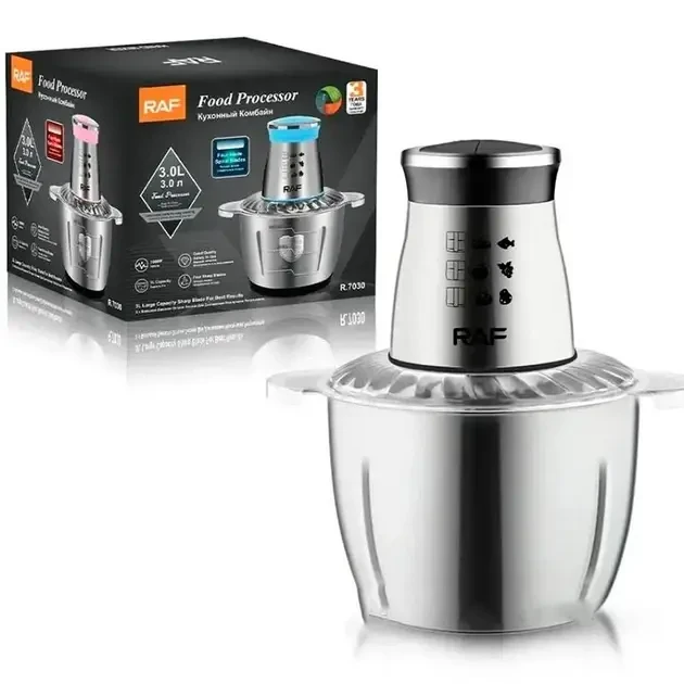 Блендер Raf Food RS7315 чаша металева 3 л1600W HP227 SV227