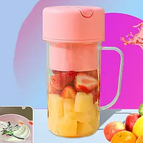 Портативний блендер-склянка з трубочкою Blender Juicer Glass/Блендер для коктейлів/Бездротовий блендер iC227