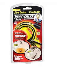 Пристрій для чищення каналізації Turbo Snake, Інструмент для чищення труб і раковин YU227, фото 3