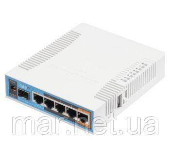 MikroTik hAP ac (RB962UiGS-5HacT2HnT) 5-портовий Wi-Fi маршрутизатор
