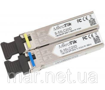 S-35LC20D (S-3553LC20D) 1.25Гб комплект SFP модулів (Rx / Tx)