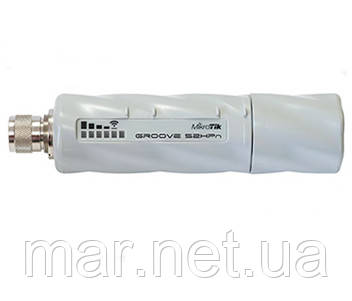 MikroTik GrooveA 52 (RBGrooveA-52HPn) Зовнішня Wi-Fi точка доступу, 2.4GHz або 5GHz