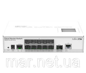 MikroTik CRS212-1G-10S-1S+IN 10-портовий керований Cloud комутатор