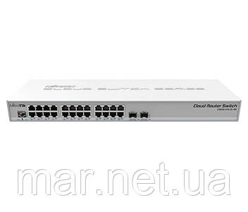 MikroTik CRS326-24G-2S+RM 24-портовий керований L2