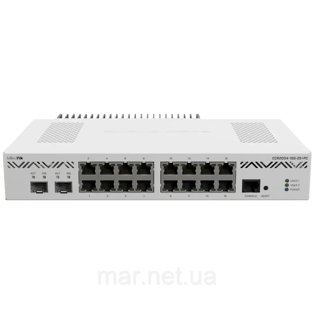 MikroTik CCR2004-16G-2S+PC Маршрутизатор