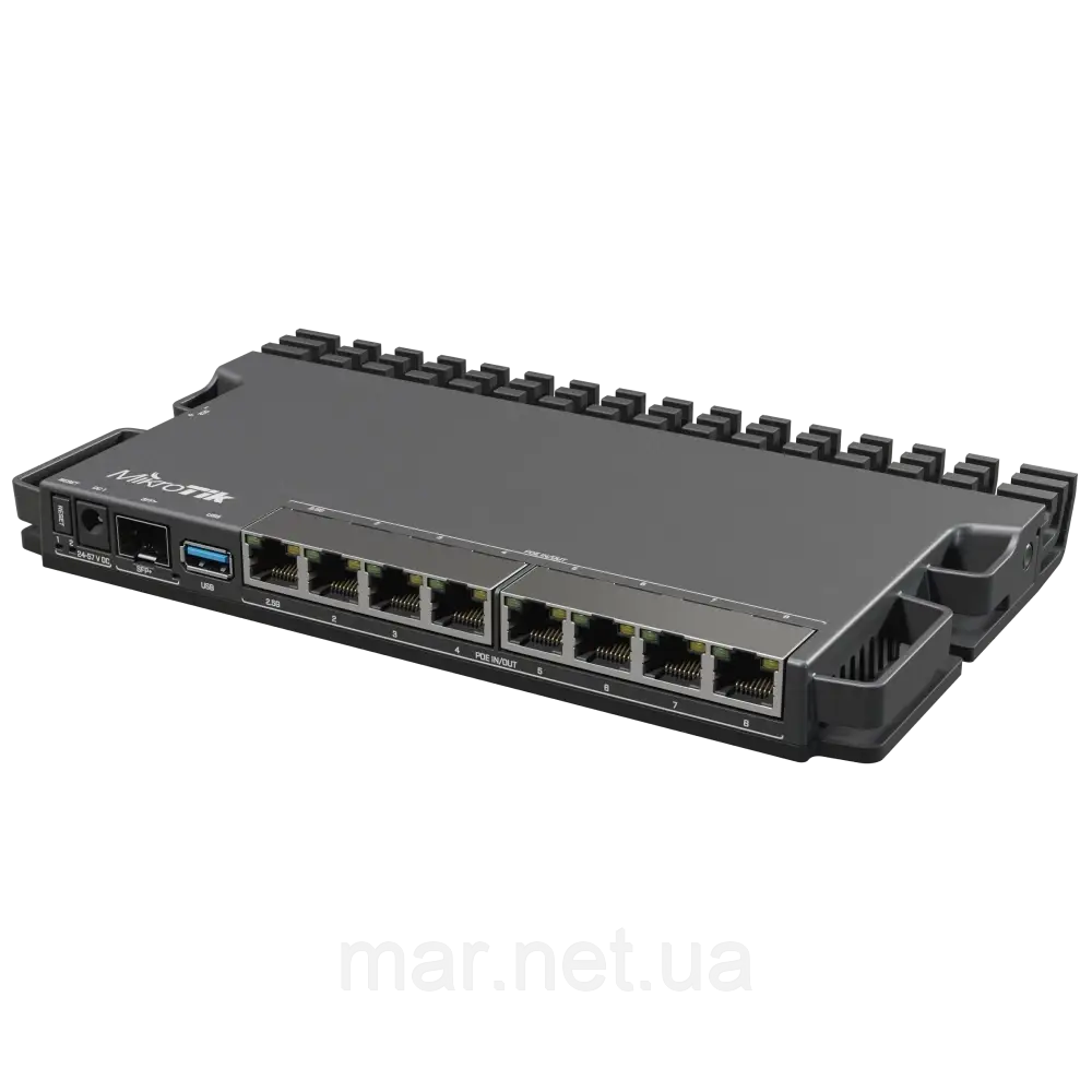 MikroTik RB5009UPr+S+IN маршрутизатор 2.5G Ethernet 10G SFP+ PoE