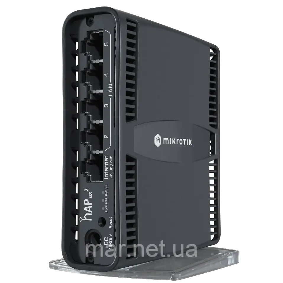 Mikrotik hAP ax² (C52iG-5HaxD2HaxD-TC) Бездротовий WiFi 6 маршрутизатор