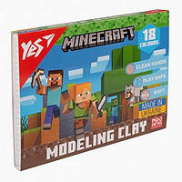 Пластилін Yes Minecraft 18 кольорів 360г