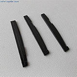 Сідло для акустичної гітари чорне (АБС-пластик) 71х3х9, фото 2