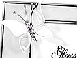 Красивая фоторамка Колокольчики и зеркальная бабочка Charme de femme 320-57, фото 6
