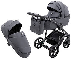 Коляска 2 в 1 Adamex Mobi Air Thermo New ECO SA-5 графіт