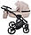 Коляска 2 в 1 Adamex Mobi Air Thermo New Lux PS-18 бежевий, фото 4