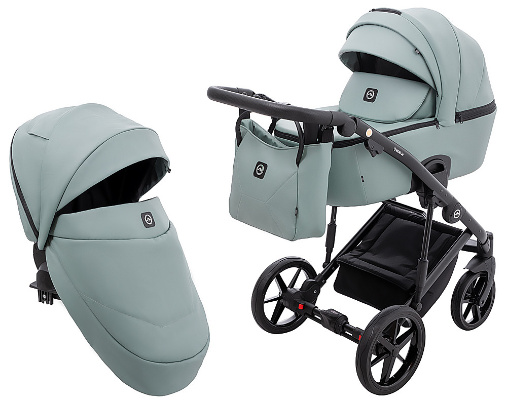 Коляска 2 в 1 Adamex Mobi Air Thermo New ECO ECO SA-20 нефрит