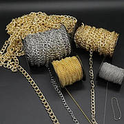 Ланцюжки і шнурки для декупажу. Браслети.