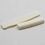 Поріжок та сідло для 12-струнної гітари (бичача кістка) 49х6х9, 76х3х13, фото 4