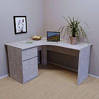 Робочий кутовий стіл укомплектований стаціонарною тумбою з шухлядою і дверцятами СП-110/3 Тіса Меблі