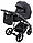 Коляска 2 в 1 Adamex Mobi Air Thermo New Lux TK-53 чорний, фото 3