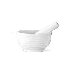 Ступка Fissman 12x6,5 см з пестиком фарфор (14162)