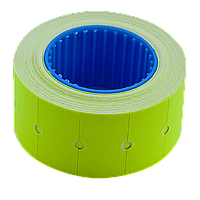 Цінник 22*12мм Buromax прямокутний жовтий 6м BM.282101-08