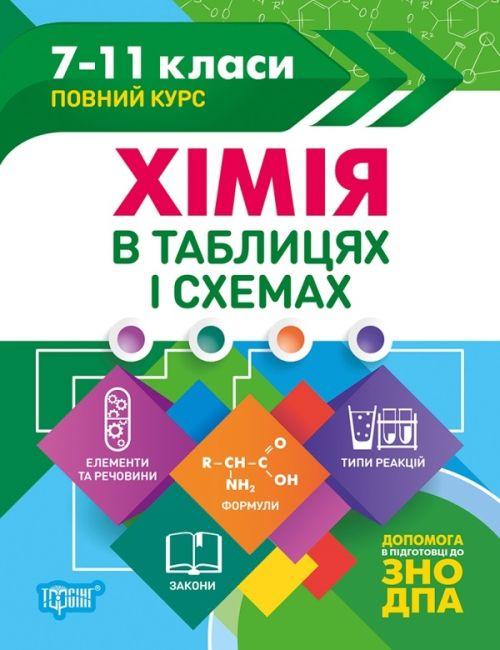 Книга "Хімія в таблицях і схемах. 7-11 класи. Допомога в підготовці до ДПА, ЗНО" — Варавва Н.Е.