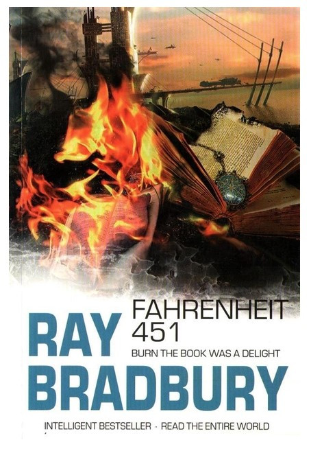 Книга "451 за Фаренгейтом / 451 градус за Фаренгейтом" - Рей Бредбері / Рей Бредбері (На английском языке)