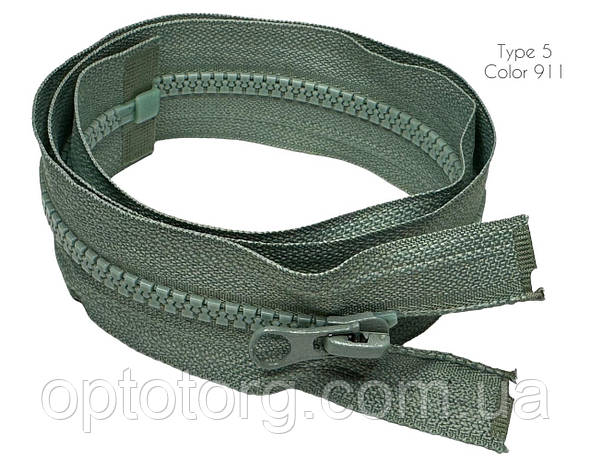 Блискавка Полин 55см Тип5 тракторна роз'ємна з одним бігунком, фото 1