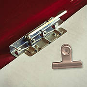 Затискачі для папок меню і блокнотів.