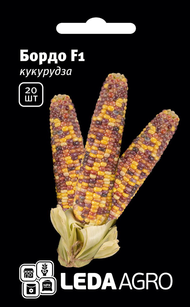 Кукурудза солодка Бордо F1 20 шт (Leda Agro), фото 1
