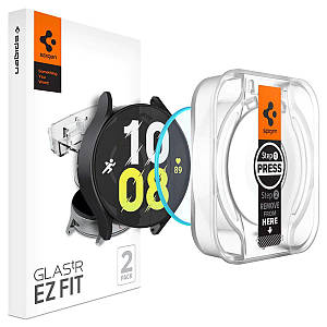Захисне скло Spigen Glas.TR "EZ Fit" 2-pack до Samsung Galaxy Watch 6 44mm (AGL06520)