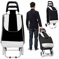 Візок господарський на колесах кравчучок на колесах до 35 кг чорний